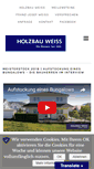 Mobile Screenshot of holzbau-weiss.de